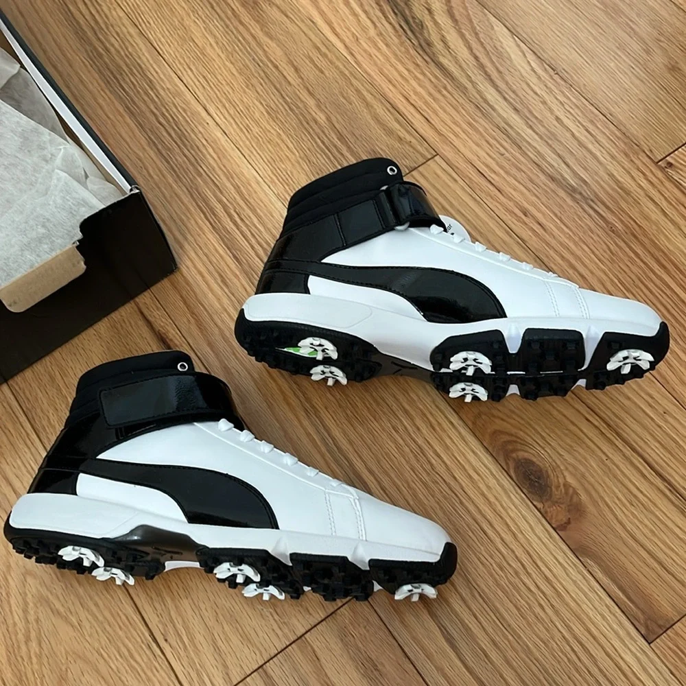 New in box Puma youth titantour ignite hi-top golf shoes Sz 6 - Picture 12 of 12